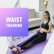 Load image into Gallery viewer, Fit™: 4-Tube Pedal Fitness Rope for Woman & Men - Fitness Gum 4 Tube Resistance Bands Latex Pedal Exerciser Sit-up Pull Rope Expander Elastic Bands Yoga equipment Pilates Workout